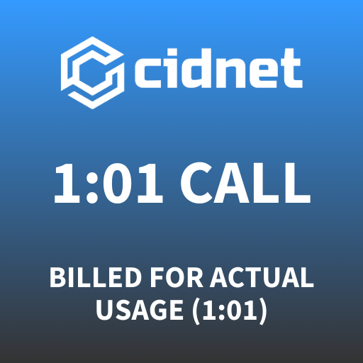 1:01 CALL Billed for Actual usage (1:01)
